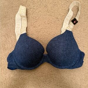 VS Victoria's Secret Denim Blue Bra